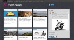 Desktop Screenshot of frozenmercury.com
